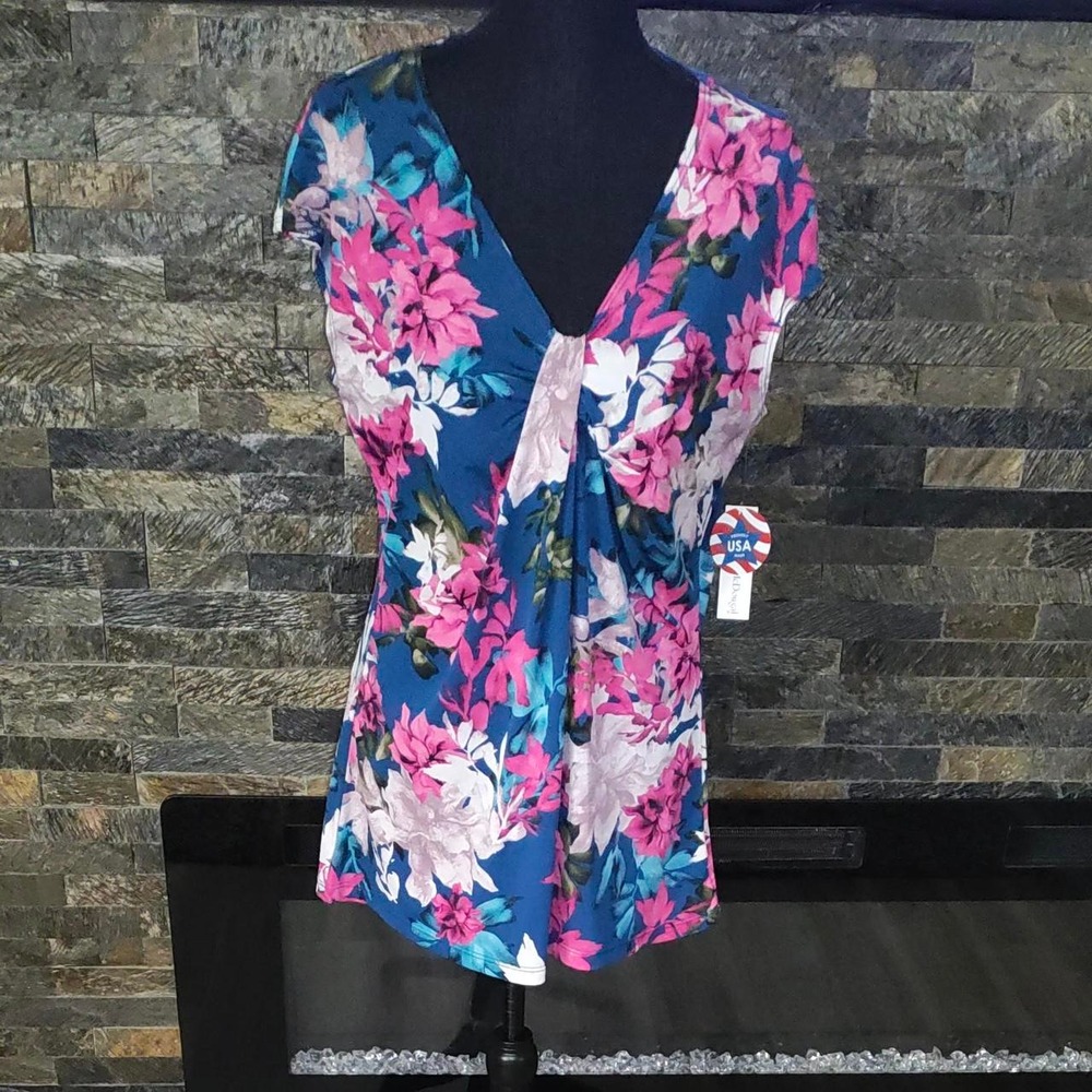Multi colored floral top New